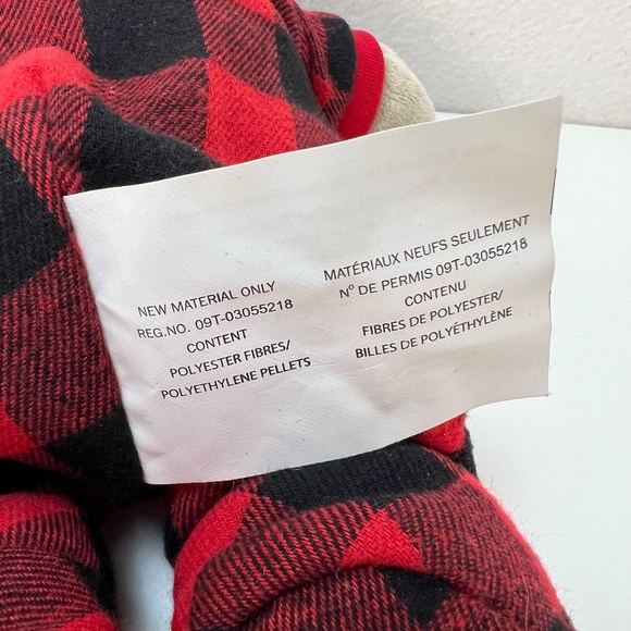 Starbucks Coffee 2020 Bearista Plush 10" Teddy Bear Flannel Pajamas Logo Holiday - Picture 13 of 13